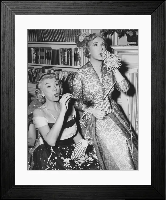 Framed Print : THE GEORGE BURNS AND GRACIE ALLEN SHOW, from left: Bea Benaderet, Gracie Allen, 1950-1958 Framed Print : THE GEORGE BURNS AND GRACIE ALLEN SHOW, from left: Bea Benaderet, Gracie Allen, 1950-1958