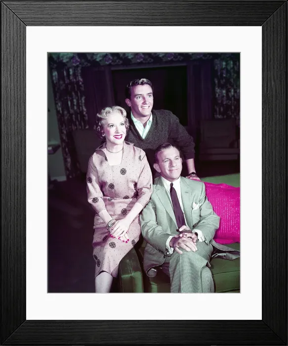 Framed Print : THE GEORGE BURNS AND GRACIE ALLEN SHOW, from left: Gracie Allen, Ronnie Burns, George Burns, 1950-1958 Framed Print : THE GEORGE BURNS AND GRACIE ALLEN SHOW, from left: Gracie Allen, Ronnie Burns, George Burns, 1950-1958