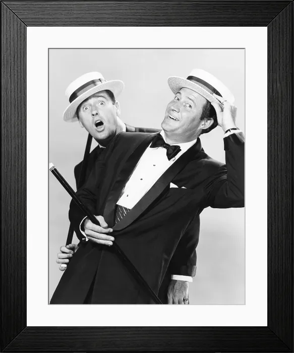 Framed Print : PERRY COMO'S KRAFT MUSIC HALL, Rowan and Martin, (from left: Dick Martin, Dan Rowan, (Season 10, episode 1034, aired May 10, 1958), 1948-1967