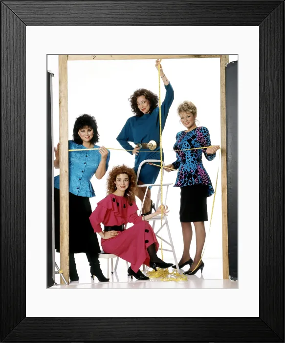 Framed Print : DESIGNING WOMEN, from left, Delta Burke, Annie Potts, Dixie Carter, Jean Smart, (1988), 1986-93 Framed Print : DESIGNING WOMEN, from left, Delta Burke, Annie Potts, Dixie Carter, Jean Smart, (1988), 1986-93