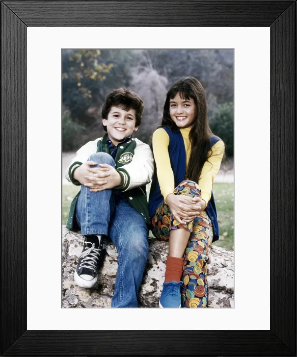 Framed Print : THE WONDER YEARS, from left, Fred Savage, Danica McKellar, (1989), 1988-93