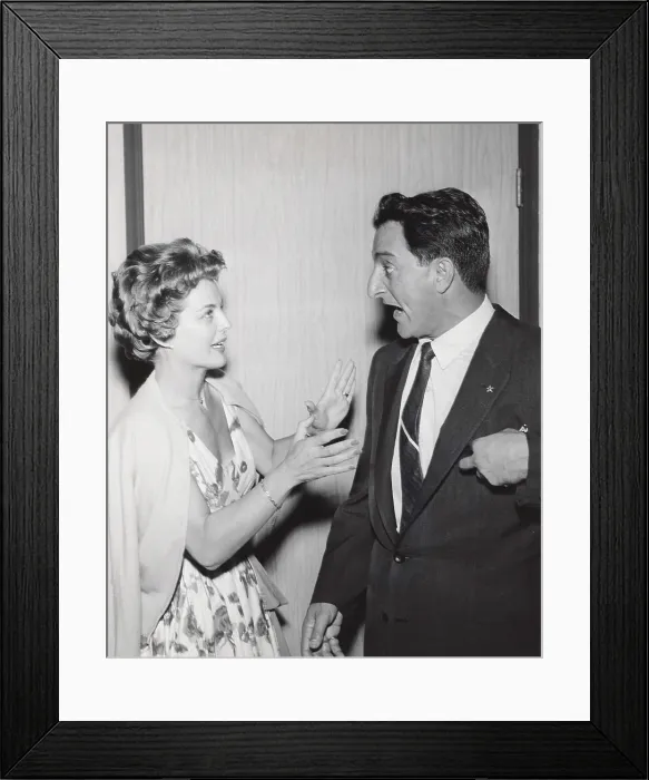 Framed Print : MAKE ROOM FOR DADDY, (aka THE DANNY THOMAS SHOW, from left: Marjorie Lord, Danny Thomas, (1957-1964), 1953-1965