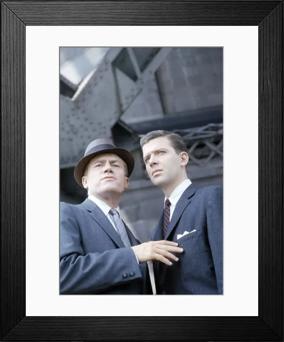 Framed Print : THE DEFENDERS, from left: E.G. Marshall, Robert Reed, 1961-1965