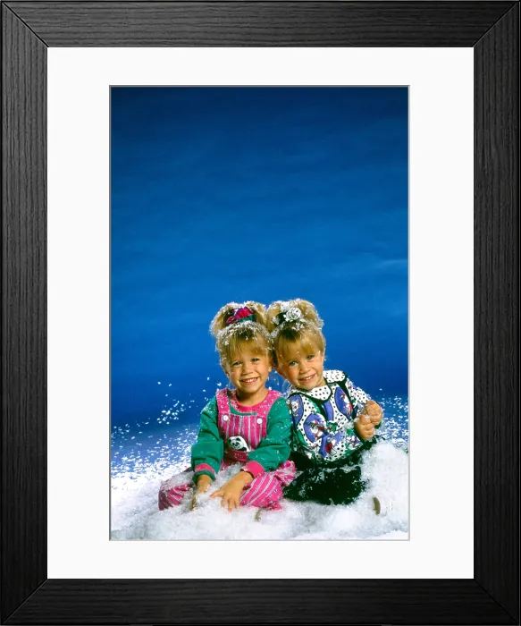 Framed Print : FULL HOUSE, Mary-Kate Olsen, Ashley Olsen, 1987-95 Framed Print : FULL HOUSE, Mary-Kate Olsen, Ashley Olsen, 1987-95