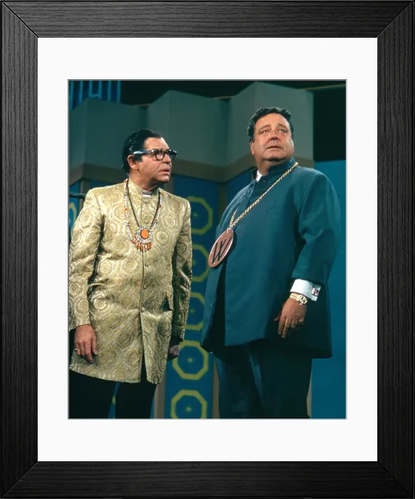 Framed Print : THE JACKIE GLEASON SHOW, Milton Berle, Jackie Gleason, (Season 3, Episode 2, aired Oct 5, 1968), 1952-73 Framed Print : THE JACKIE GLEASON SHOW, Milton Berle, Jackie Gleason, (Season 3, Episode 2, aired Oct 5, 1968), 1952-73