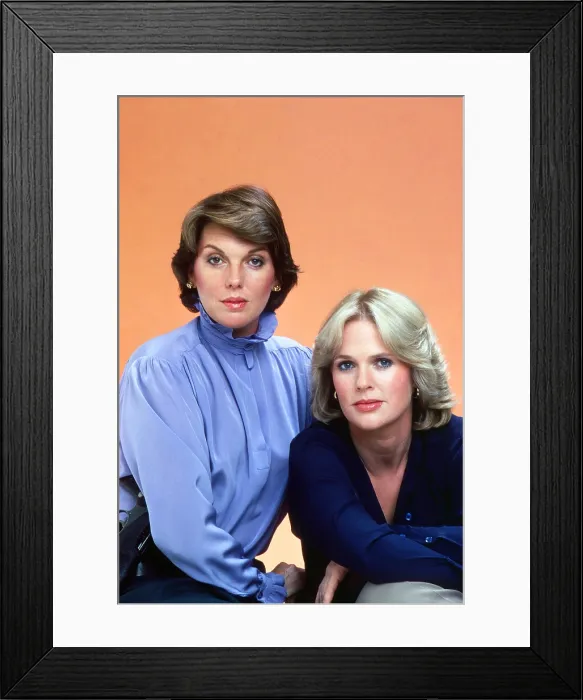 Framed Print : CAGNEY & LACEY, (aka CAGNEY AND LACEY), from left: Tyne Daly, Sharon Gless, 1981-1988
