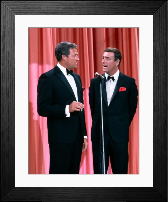 Framed Print : THE COLGATE COMEDY HOUR, Dan Rowan, Dick Martin, 1950-1955