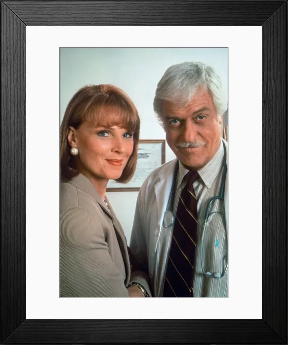Framed Print : DIAGNOSIS MURDER: DIAGNOSIS OF MURDER, from left; Mariette Hartley, Dick Van Dyke, TV Movie 1992 Framed Print : DIAGNOSIS MURDER: DIAGNOSIS OF MURDER, from left; Mariette Hartley, Dick Van Dyke, TV Movie 1992