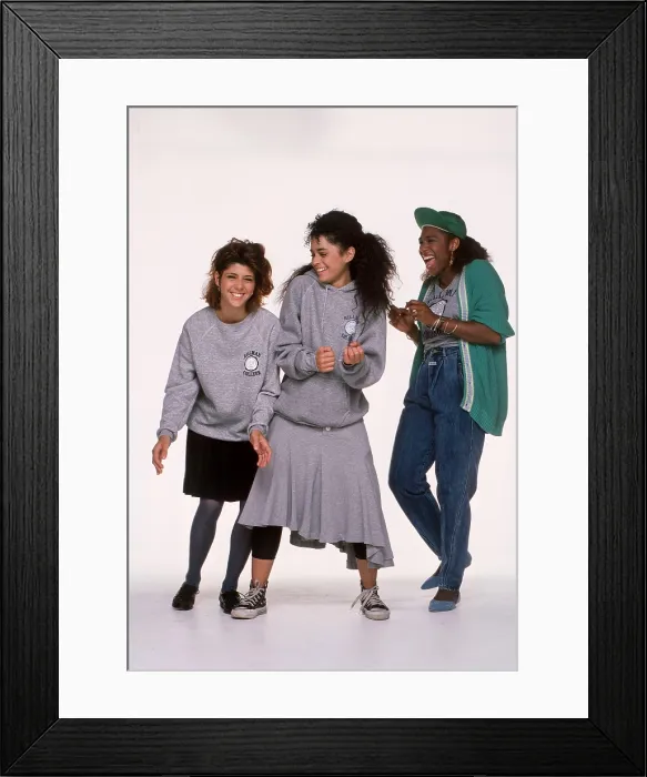 Framed Print : A DIFFERENT WORLD, from left: Marisa Tomei, Lisa Bonet, Dawnn Lewis, (1987), 1987-1993