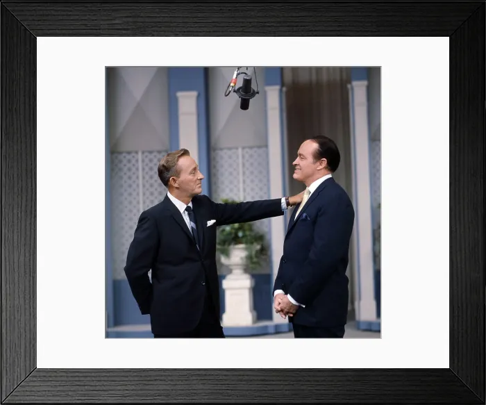 Framed Print : BOB HOPE COMEDY SPECIAL, from left: Bing Crosby, Bob Hope, (aired December 13, 1963)