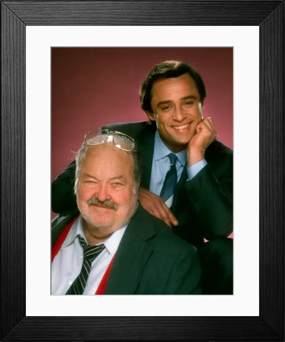 Framed Print : JAKE AND THE FATMAN, William Conrad, Joe Penny, 1987-92