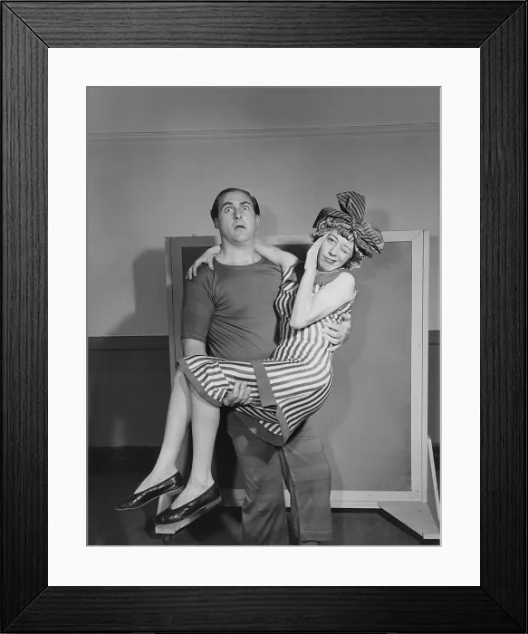 Framed Print : YOUR SHOW OF SHOWS, from left: Imogene Coca, Sid Caesar, 1950-1954 Framed Print : YOUR SHOW OF SHOWS, from left: Imogene Coca, Sid Caesar, 1950-1954