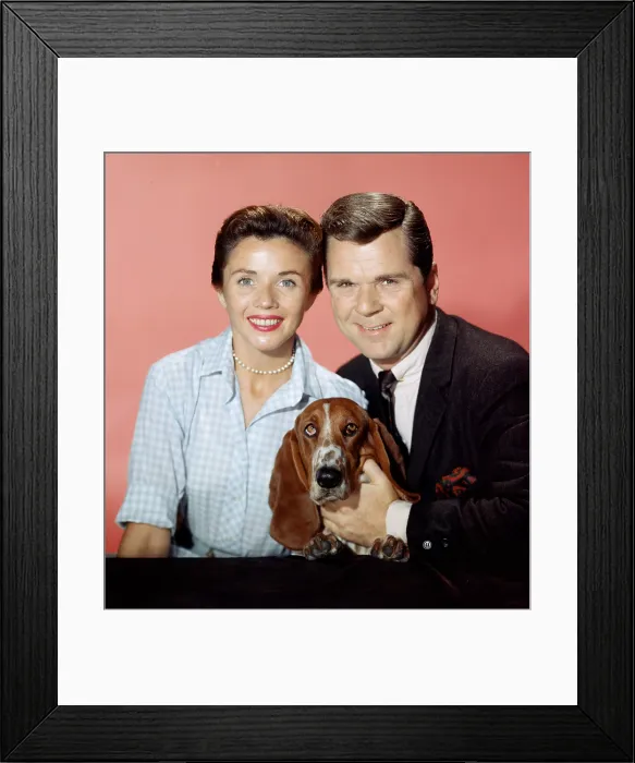 Framed Print : THE PEOPLE'S CHOICE, Patricia Breslin, Cleo the dog, Jackie Cooper, 1955-58 Framed Print : THE PEOPLE'S CHOICE, Patricia Breslin, Cleo the dog, Jackie Cooper, 1955-58