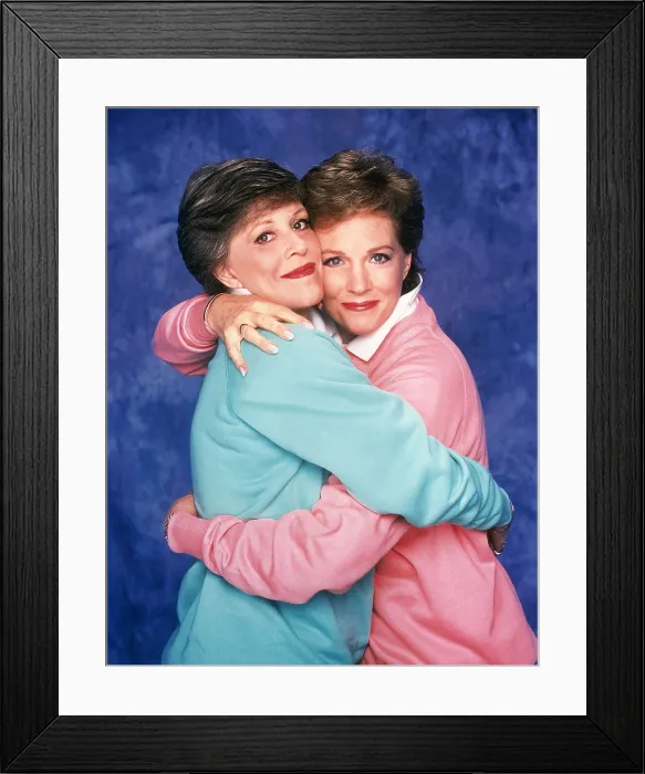 Framed Print : JULIE & CAROL: TOGETHER AGAIN, from left: Carol Burnett, Julie Andrews, TV Movie, aired December 13, 1989