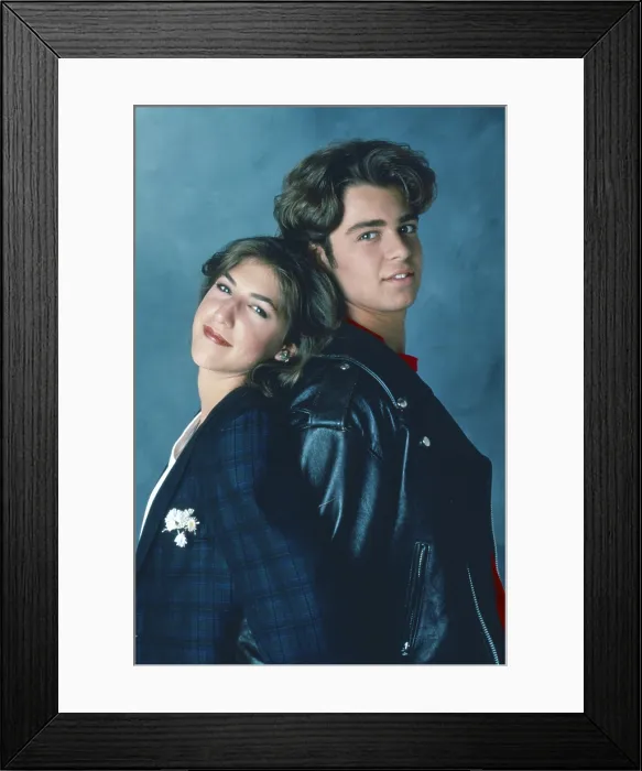 Framed Print : BLOSSOM, from left: Mayim Bialik, Joey Lawrence, 1990-1995 Framed Print : BLOSSOM, from left: Mayim Bialik, Joey Lawrence, 1990-1995