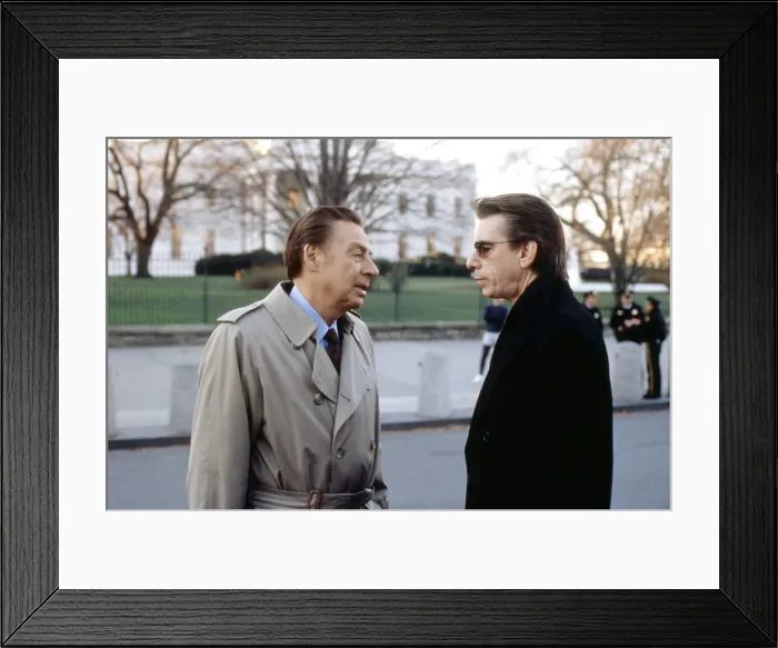 Framed Print : LAW & ORDER, (crossover episode from HOMICIDE: LIFE ON THE STREET), from left, Jerry Orbach, Richard Belzer, Baby, It's You, aired November 14, 1997