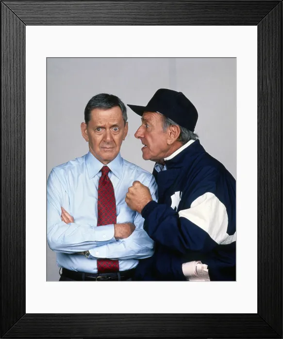 Framed Print : THE ODD COUPLE: TOGETHER AGAIN, from left, Tony Randall, Jack Klugman, aired September 24, 1993