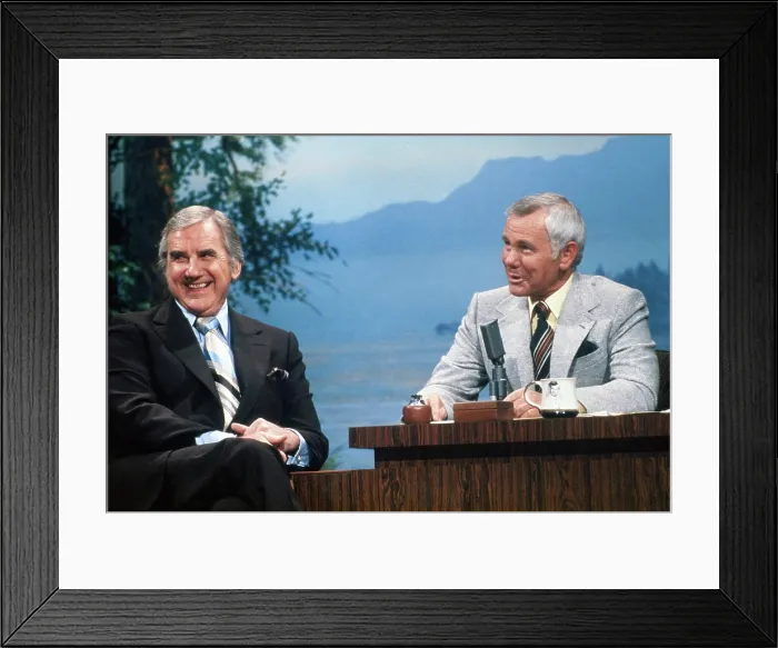 Framed Print : THE TONIGHT SHOW WITH JOHNNY CARSON, from left: Ed Macmahon, Johnny Carson, ca. 1990s), 1962-1992