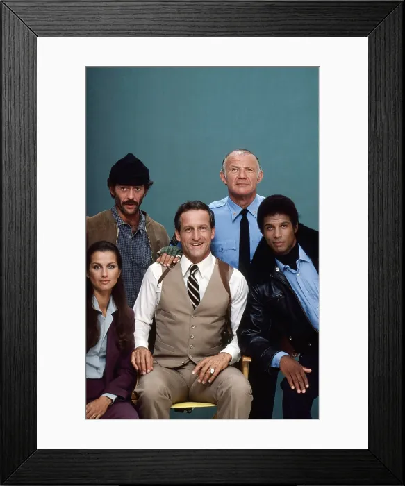 Framed Print : HILL STREET BLUES, clockwise, from upp left: Bruce Weitz, Michael Conrad, Michael Warren, Daniel J. Travanti, Veronica Hamel, (Season 1), 1981-87 Framed Print : HILL STREET BLUES, clockwise, from upp left: Bruce Weitz, Michael Conrad, Michael Warren, Daniel J. Travanti, Veronica Hamel, (Season 1), 1981-87