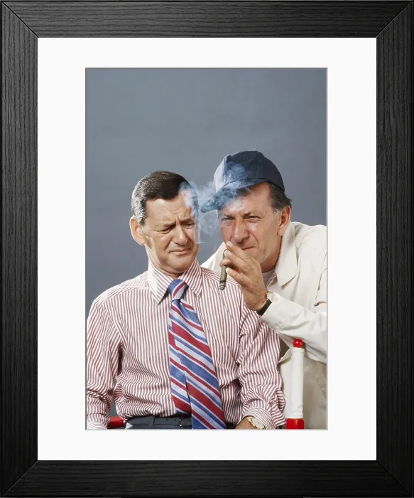 Framed Print : THE ODD COUPLE, from left, Tony Randall, Jack Klugman, 1970-75 (1970 photo) Framed Print : THE ODD COUPLE, from left, Tony Randall, Jack Klugman, 1970-75 (1970 photo)