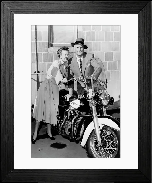 Framed Print : MY LITTLE MARGIE, from left, Gale Storm, Charles Farrell, 1952-55 (1953 photo) Framed Print : MY LITTLE MARGIE, from left, Gale Storm, Charles Farrell, 1952-55 (1953 photo)