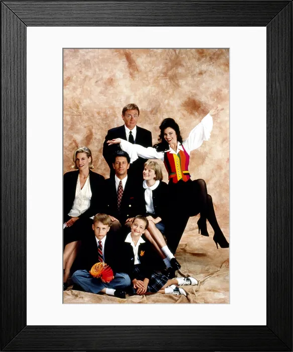 Framed Print : THE NANNY, front, from left, Benjamin Salisbury, Madeline Zima, center, from left, Lauren Lane, Charles Shaughnessy, Nicholle Tom, back, from left, Daniel Davis, Fran Drescher Framed Print : THE NANNY, front, from left, Benjamin Salisbury, Madeline Zima, center, from left, Lauren Lane, Charles Shaughnessy, Nicholle Tom, back, from left, Daniel Davis, Fran Drescher
