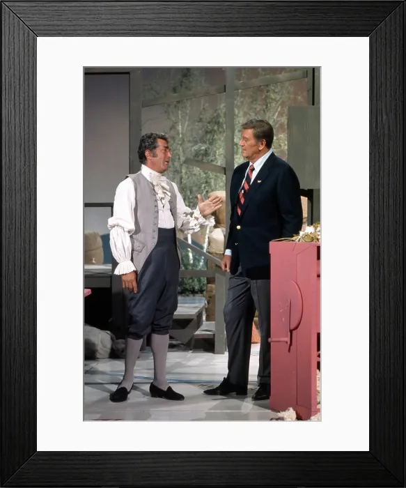 Framed Print : SWING OUT, SWEET LAND, (aka SWING OUT SWEET LAND), from left: Dean Martin, John Wayne, aired Nov. 29, 1970 Framed Print : SWING OUT, SWEET LAND, (aka SWING OUT SWEET LAND), from left: Dean Martin, John Wayne, aired Nov. 29, 1970