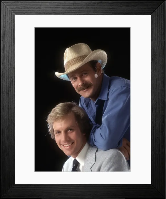 Framed Print : IMON & SIMON, from left: Jameson Parker, Gerald McRaney, (1983), 1981-88