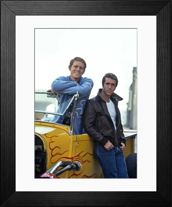 Framed Print : HAPPY DAYS, from left: Ron Howard, Henry Winkler, (1976), 1974-84