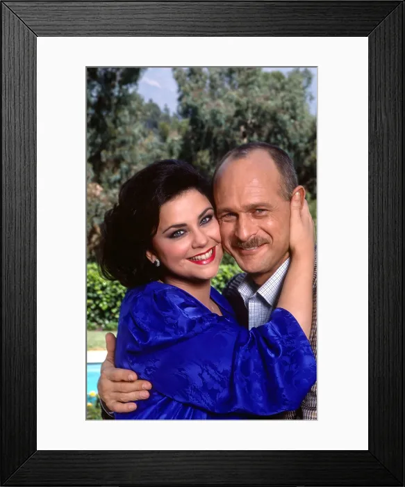 Framed Print : Delta Burke, Gerald McRaney, 1989