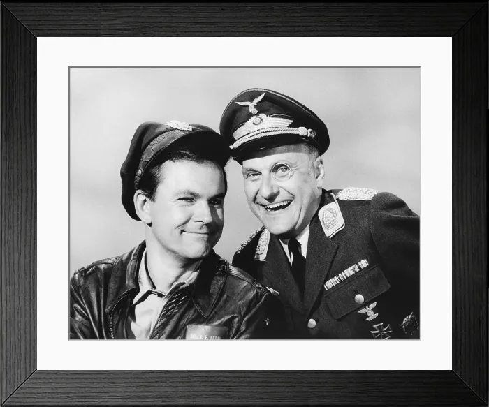 Framed Print : HOGAN'S HEROES, from left: Bob Crane, Werner Klemperer, 1965-1971 Framed Print : HOGAN'S HEROES, from left: Bob Crane, Werner Klemperer, 1965-1971