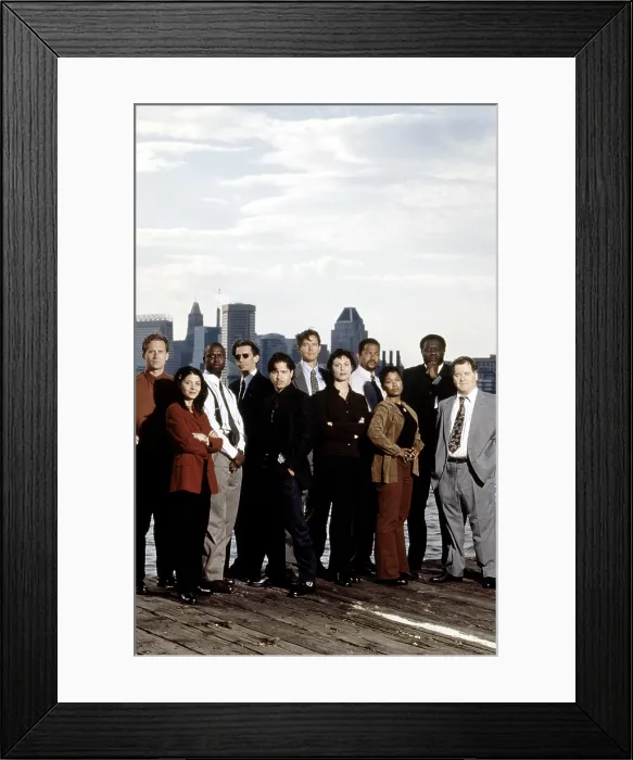 Framed Print : HOMICIDE: LIFE ON THE STREET, from left, Reed Diamond, Callie Thorne, Andre Braugher, Richard Belzer, Jon Seda, Kyle Secor, Michelle Forbes, Clark Johnson, Toni Lewis Framed Print : HOMICIDE: LIFE ON THE STREET, from left, Reed Diamond, Callie Thorne, Andre Braugher, Richard Belzer, Jon Seda, Kyle Secor, Michelle Forbes, Clark Johnson, Toni Lewis