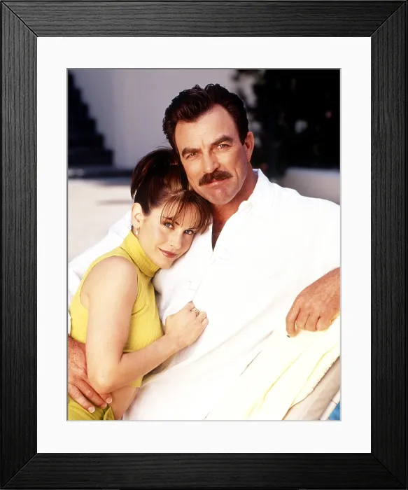 Framed Print : FRIENDS, from left, Courteney Cox, Tom Selleck, 1994-2004 (1996 photo) Framed Print : FRIENDS, from left, Courteney Cox, Tom Selleck, 1994-2004 (1996 photo)