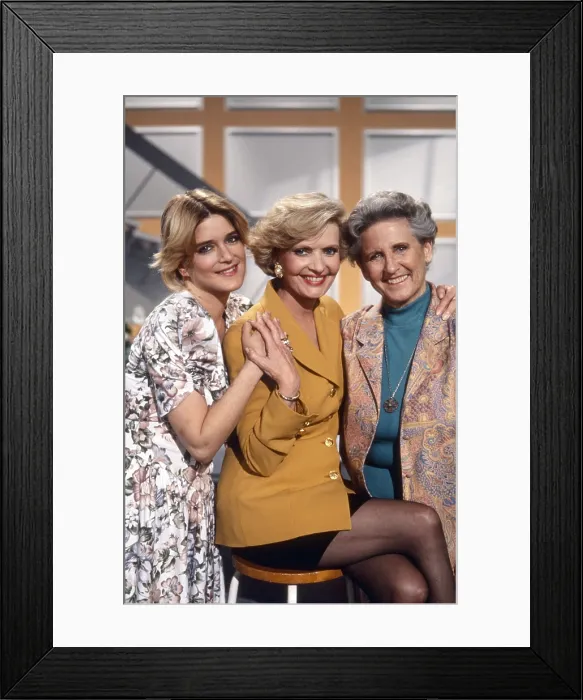 Framed Print : BRADYMANIA: A VERY BRADY SPECIAL, from left: Susan Olsen, Florence Henderson, Ann B. Davis, (aired May 19, 1993) Framed Print : BRADYMANIA: A VERY BRADY SPECIAL, from left: Susan Olsen, Florence Henderson, Ann B. Davis, (aired May 19, 1993)