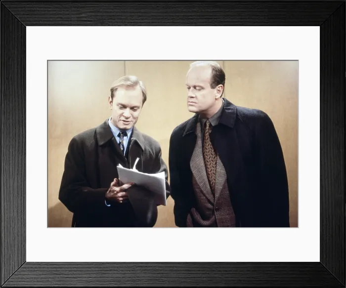 Framed Print : FRASIER, from left: David Hyde Pierce, Kelsey Grammer, 1993-2004