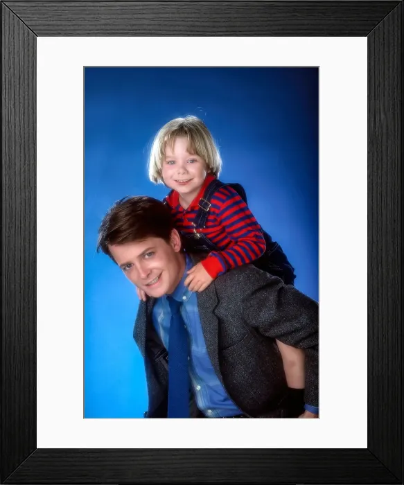 Framed Print : FAMILY TIES, from left: Brian Bonsall, Michael J. Fox, (1986), 1982-89 Framed Print : FAMILY TIES, from left: Brian Bonsall, Michael J. Fox, (1986), 1982-89