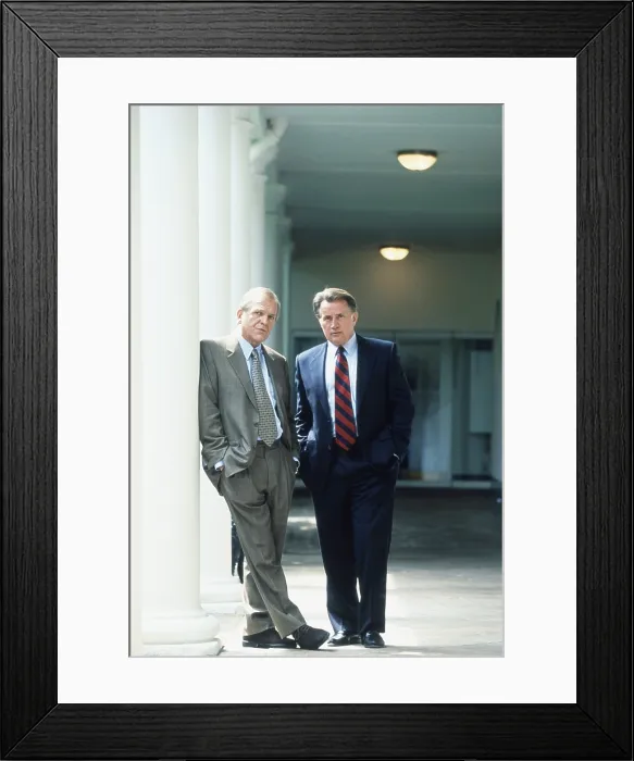 Framed Print : THE WEST WING, from left: John Spencer, Martin Sheen, (2000) 1999-2006 Framed Print : THE WEST WING, from left: John Spencer, Martin Sheen, (2000) 1999-2006