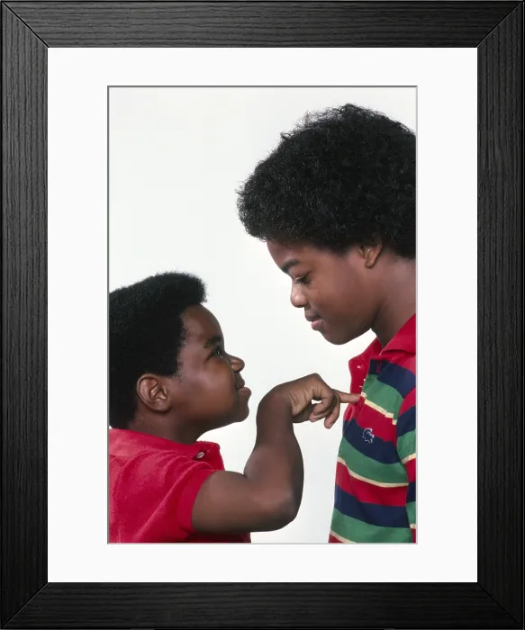 Framed Print : DIFF'RENT STROKES, from left, Gary Coleman, Todd Bridges, 1978-86 (1980 photo) Framed Print : DIFF'RENT STROKES, from left, Gary Coleman, Todd Bridges, 1978-86 (1980 photo)