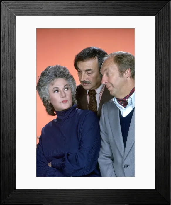 Framed Print : MAUDE, from left: Bea Arthur, Bill Macy, Conrad Bain, (1974), 1972-78 Framed Print : MAUDE, from left: Bea Arthur, Bill Macy, Conrad Bain, (1974), 1972-78
