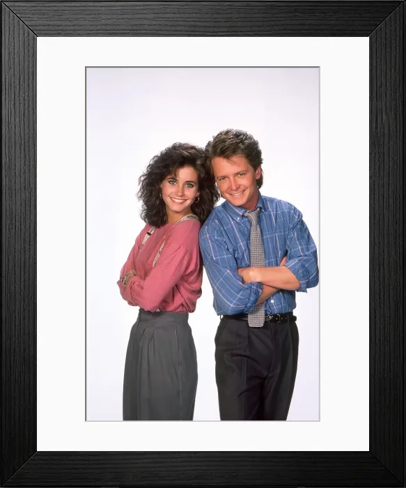 Framed Print : FAMILY TIES, Courteney Cox, (Season 5, 1987), 1982-89