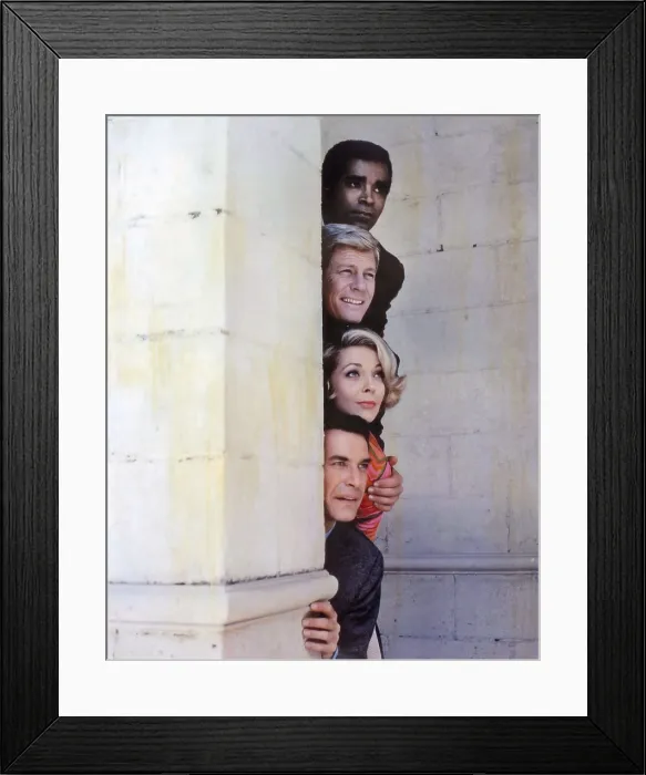 Framed Print : MISSION: IMPOSSIBLE, from top: Greg Morris, Peter Graves, Barbara Bain, Martin Landau Framed Print : MISSION: IMPOSSIBLE, from top: Greg Morris, Peter Graves, Barbara Bain, Martin Landau