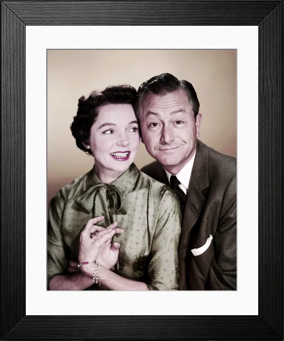 Framed Print : FATHER KNOWS BEST, from left, Jane Wyatt, Robert Young, 1954-60