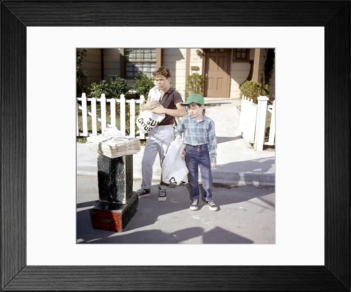 Framed Print : LEAVE IT TO BEAVER, from left, Tony Dow, Jerry Mathers, 1957-63 (ca. late 1950s photo)