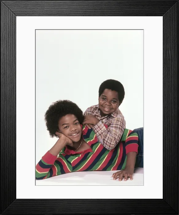 Framed Print : DIFF'RENT STROKES, from top, Gary Coleman, Todd Bridges, 1978-86 (1980 photo)