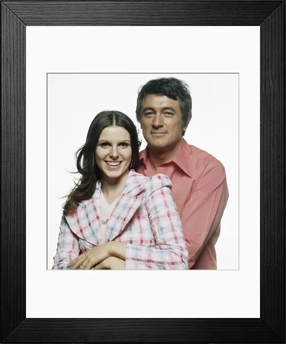 Framed Print : McMILLAN & WIFE, from left, Susan Saint James, Rock Hudson, 1971-77 (1973 photo) Framed Print : McMILLAN & WIFE, from left, Susan Saint James, Rock Hudson, 1971-77 (1973 photo)