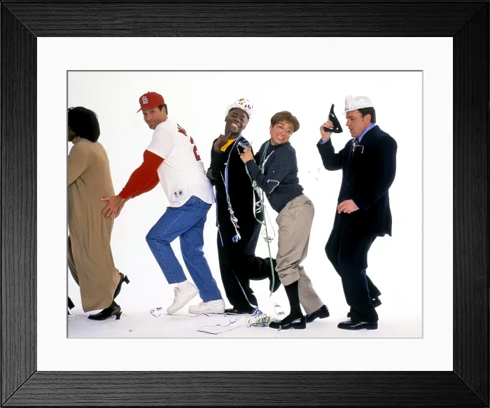 Framed Print : SATURDAY NIGHT LIVE, from left: Tim Meadows, Will Ferrell, Tracy Morgan, Chris Kattan, Colin Quinn, (1998), 1975 Framed Print : SATURDAY NIGHT LIVE, from left: Tim Meadows, Will Ferrell, Tracy Morgan, Chris Kattan, Colin Quinn, (1998), 1975