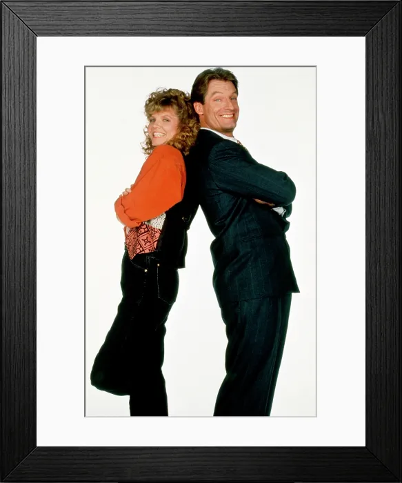 Framed Print : ALMOST HOME, from left, Connie Ray, Perry King, 1993