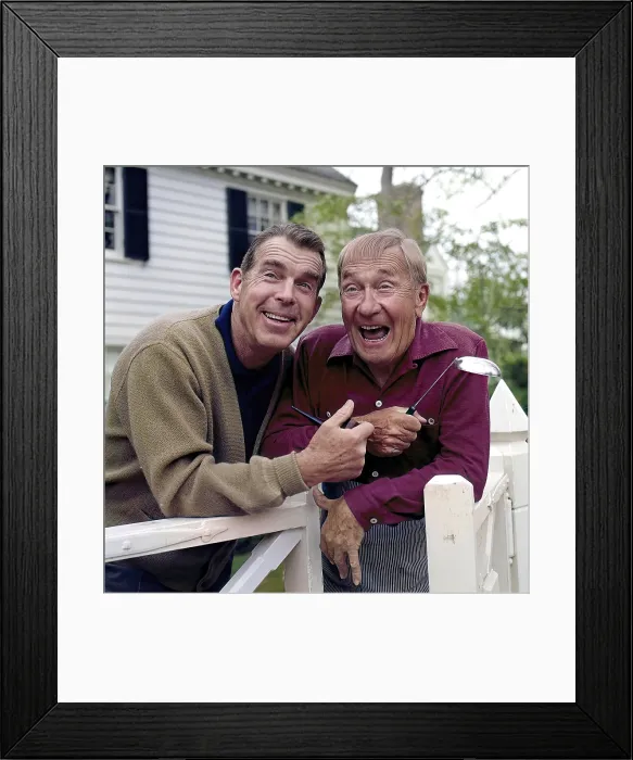 Framed Print : MY THREE SONS, from left: Fred MacMurray, William Demarest, (1966), 1960-72 Framed Print : MY THREE SONS, from left: Fred MacMurray, William Demarest, (1966), 1960-72