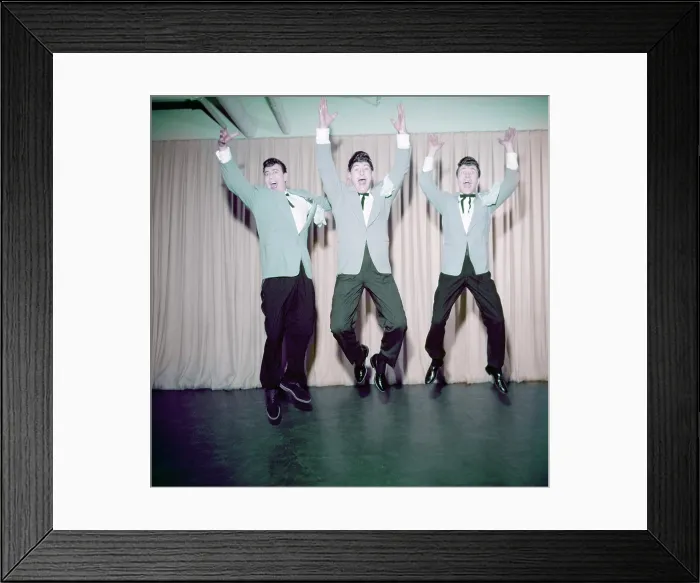 Framed Print : CAESAR'S HOUR, from left: Carl Reiner, Sid Caesar, Howard Morris, The Three Haircuts, (Season 1, episode 124, aired April 25, 1955), 1954-1957