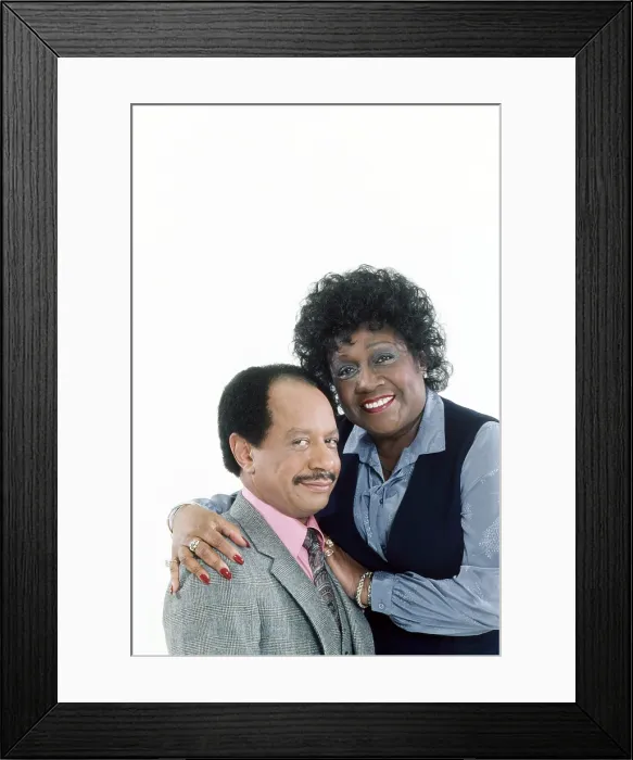 Framed Print : THE JEFFERSONS, from left, Sherman Hemsley, Isabel Sanford, 1975-85 (1983 photo) Framed Print : THE JEFFERSONS, from left, Sherman Hemsley, Isabel Sanford, 1975-85 (1983 photo)